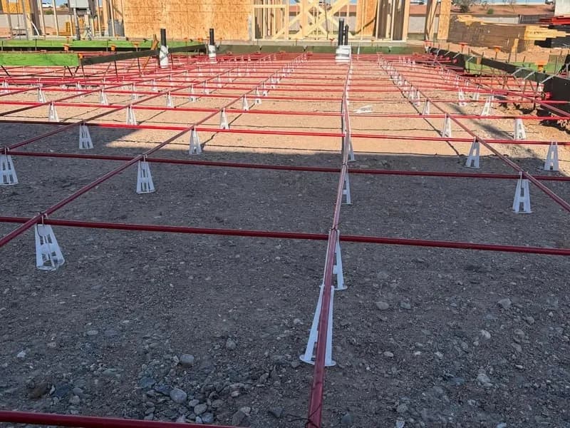 Grading work on a residential lot