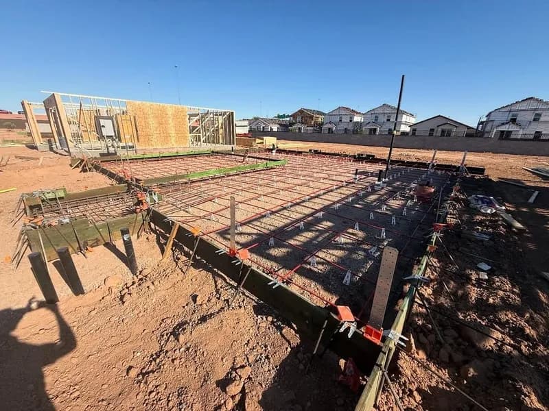 Heavy equipment on site